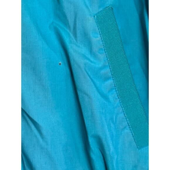 Vintage Members Only Jacket Men's Medium Teal Green Heavily Used Functional 80s - Picture 3 of 11